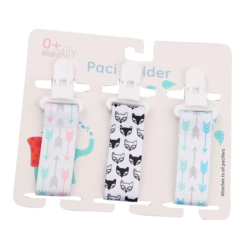 Set Baby Pacifier Clips