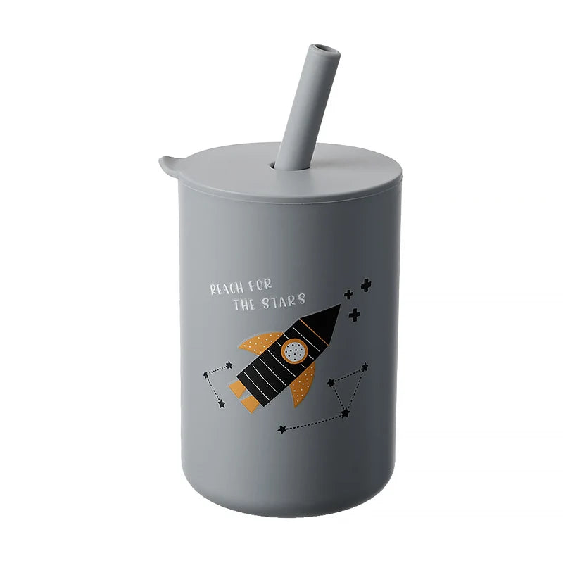 Silicone Baby Straw Cup