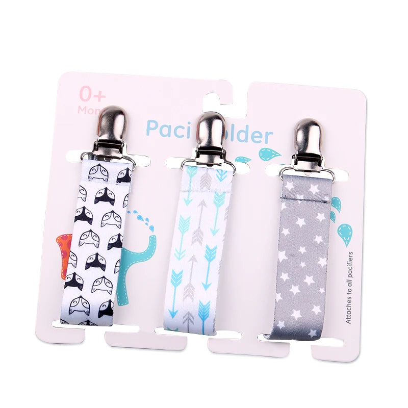 Set Baby Pacifier Clips