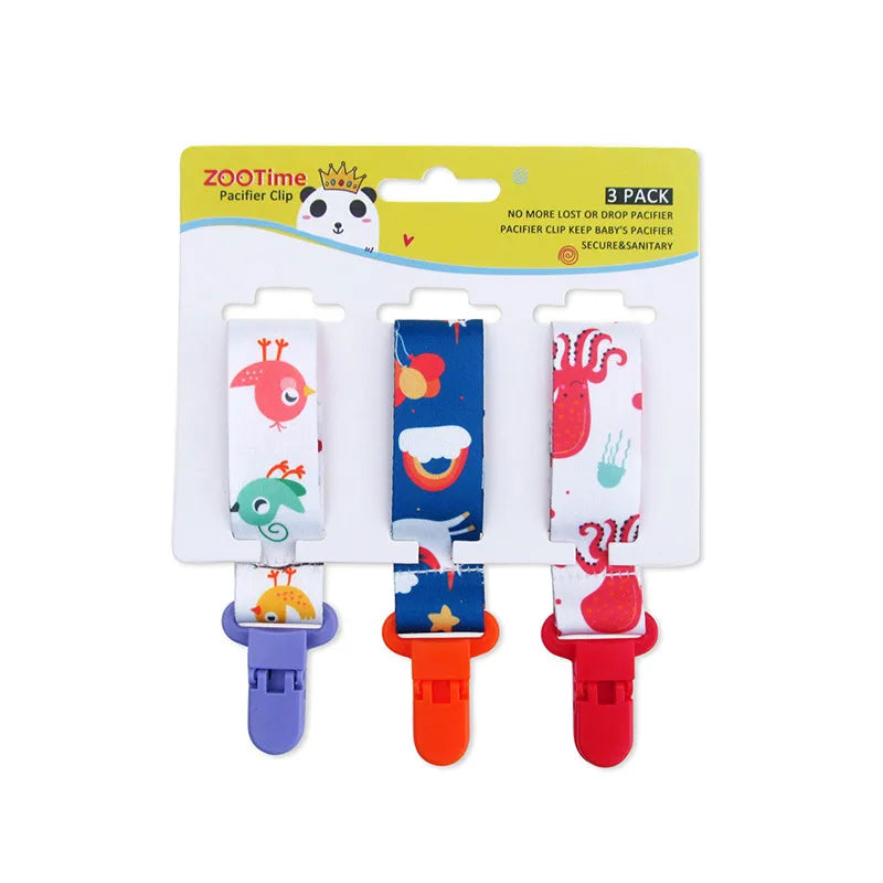 Set Baby Pacifier Clips