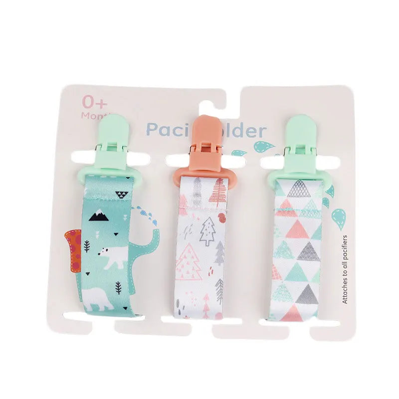 Set Baby Pacifier Clips