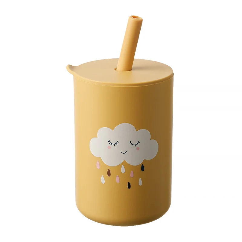 Silicone Baby Straw Cup
