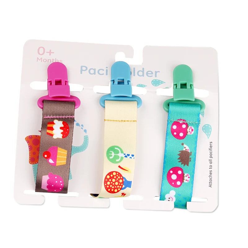 Set Baby Pacifier Clips