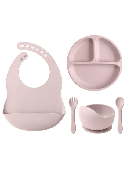 5-Piece Silicone Baby Tableware Set
