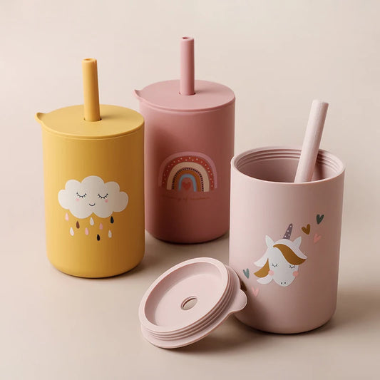 Silicone Baby Straw Cup